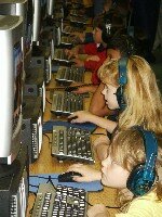 Efland Cheeks Elementary students learn in a newly equipped lab